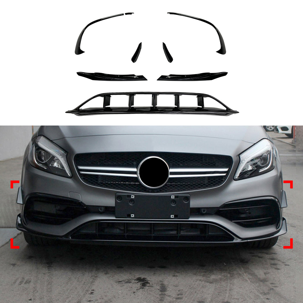 Предни добавки за Mercedes Benz A Class W176 Facelit 2016-2018