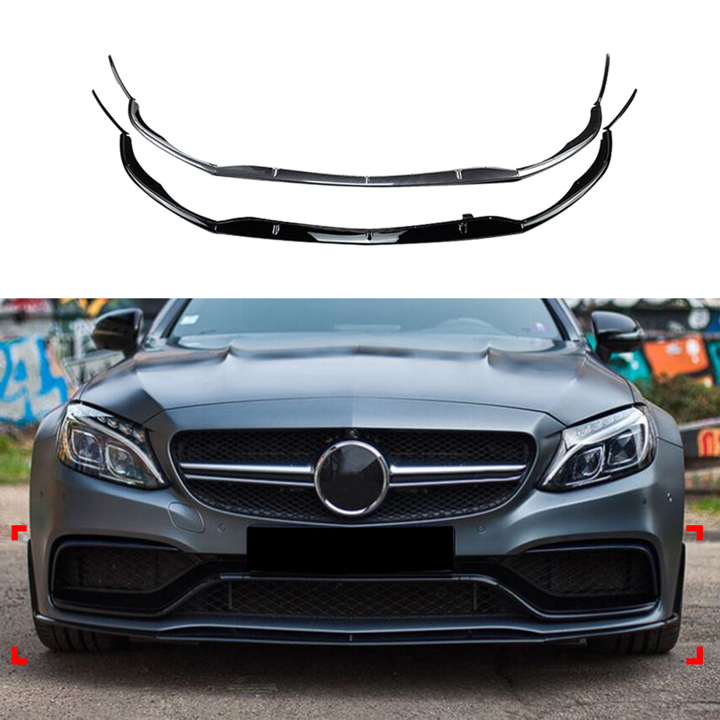 Преден Лип за Mercedes Benz C Class W205 C205 S205 C63 AMG 2015-2022