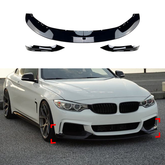 Преден лип+сплитери за BMW 4 Series F32 F33 F36 M Sport 2014-2020